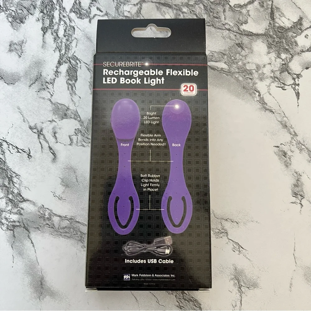 Securebrite LED Book Light in Purple - Picture 5 of 6